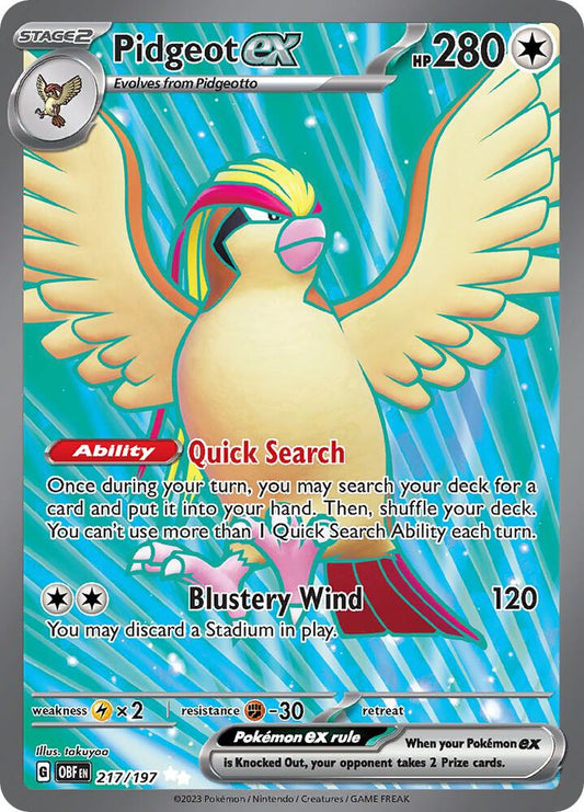 Pidgeot ex - 217/197